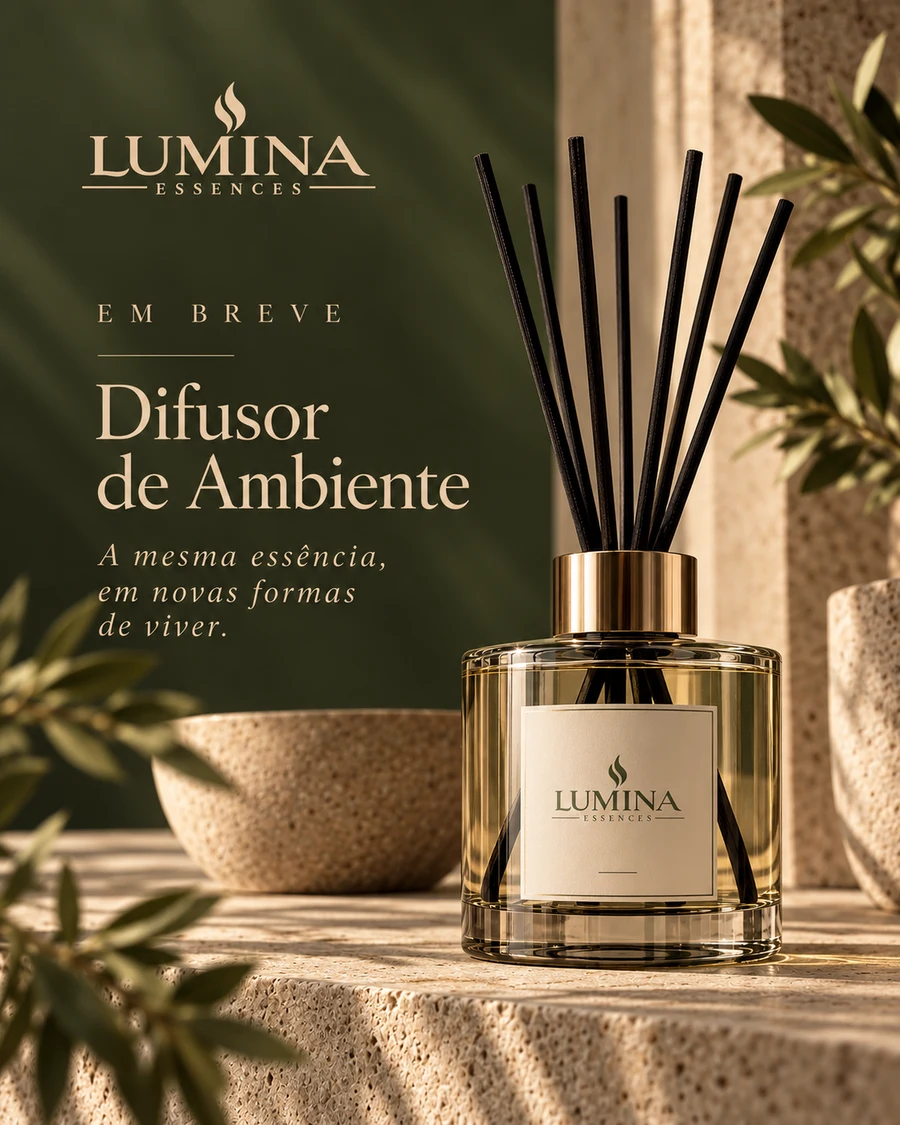Em breve: Difusor de ambiente Lumina Essences